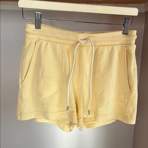 NWOT Gap butter yellow sweat shorts